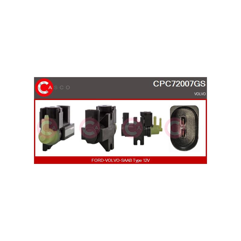 Transmetteur de pression (contrôle des gaz d'échappement) CASCO