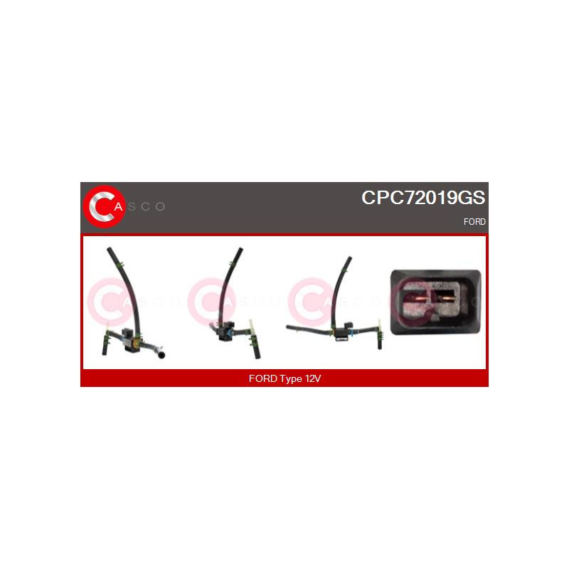 Transmetteur de pression (contrôle des gaz d'échappement) CASCO