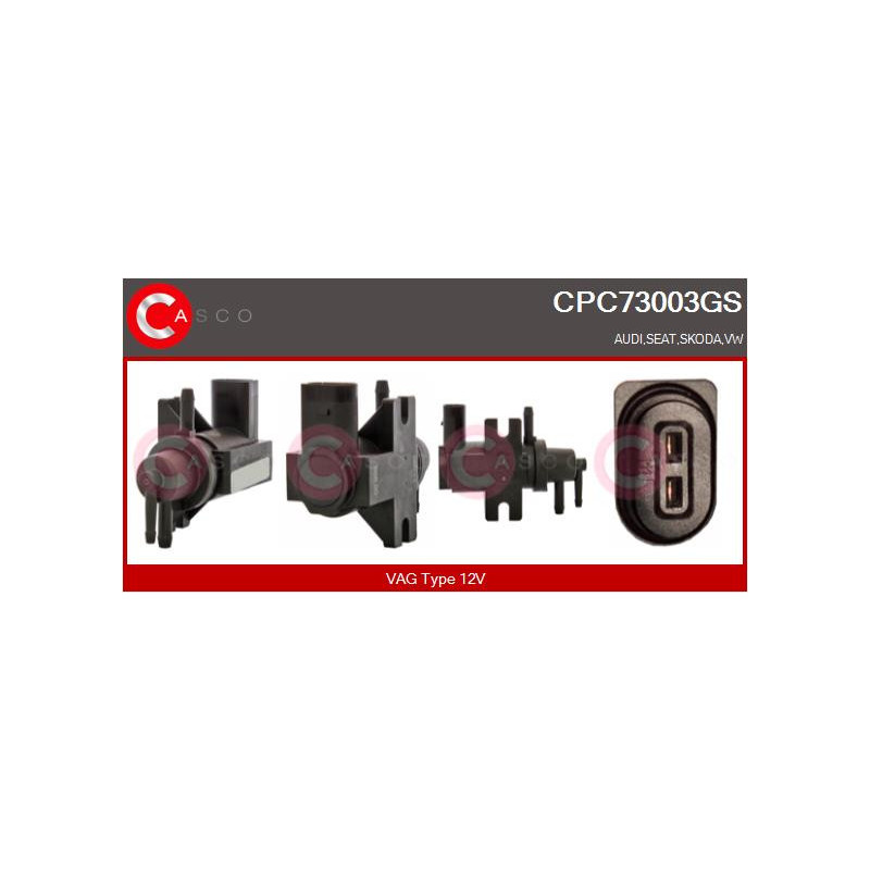 Transmetteur de pression (contrôle des gaz d'échappement) CASCO