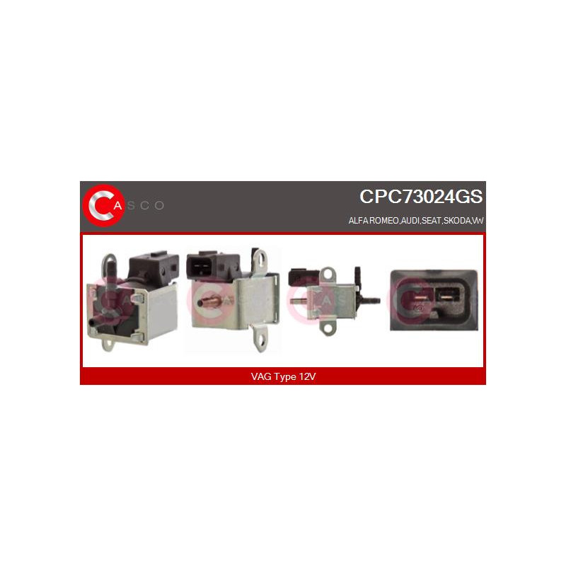 Transmetteur de pression (contrôle des gaz d'échappement) CASCO