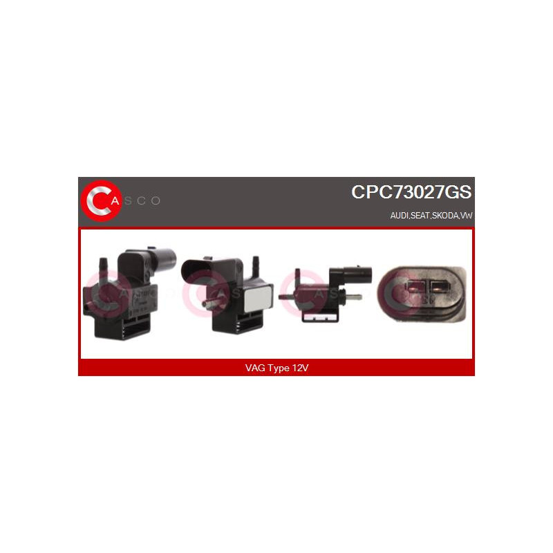 Transmetteur de pression (contrôle des gaz d'échappement) CASCO