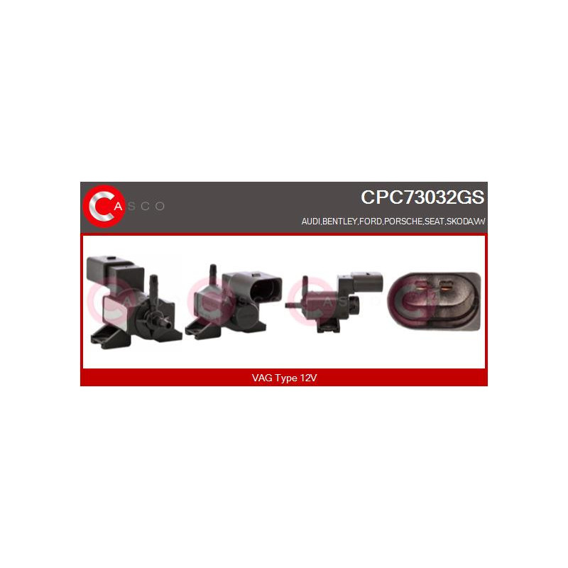 Transmetteur de pression (contrôle des gaz d'échappement) CASCO