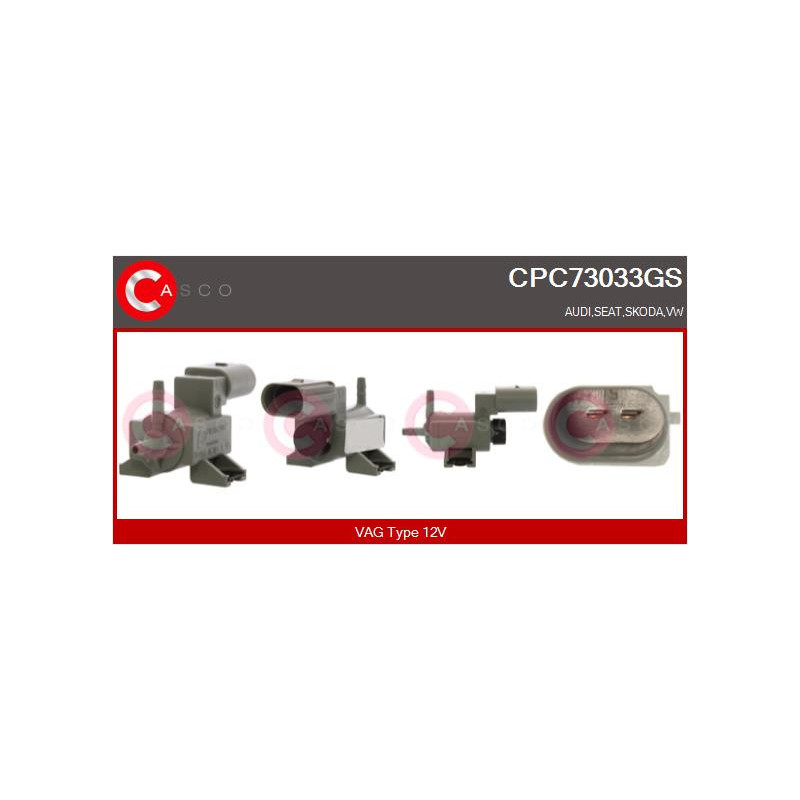 Transmetteur de pression (contrôle des gaz d'échappement) CASCO