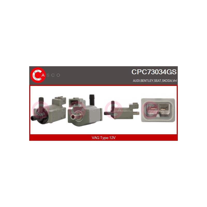 Transmetteur de pression (contrôle des gaz d'échappement) CASCO