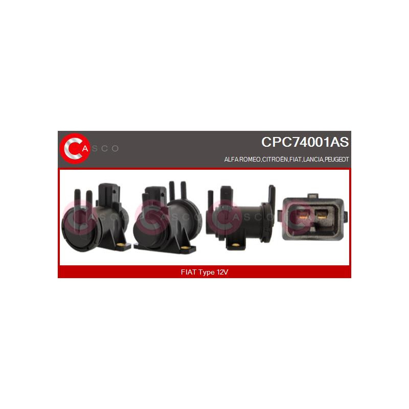 Transmetteur de pression (contrôle des gaz d'échappement) CASCO