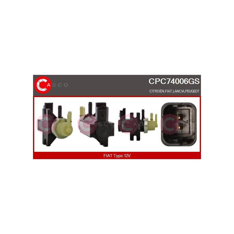 Transmetteur de pression (contrôle des gaz d'échappement) CASCO