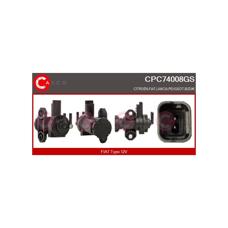 Transmetteur de pression (contrôle des gaz d'échappement) CASCO