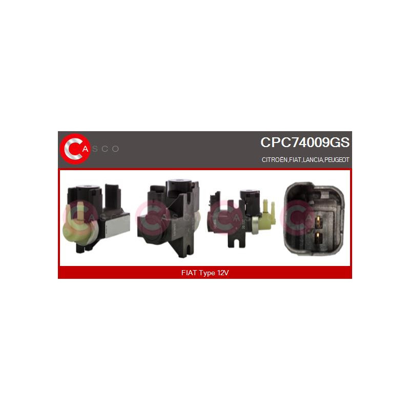 Transmetteur de pression (contrôle des gaz d'échappement) CASCO