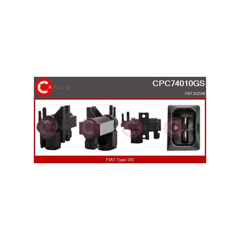 Transmetteur de pression (contrôle des gaz d'échappement) CASCO