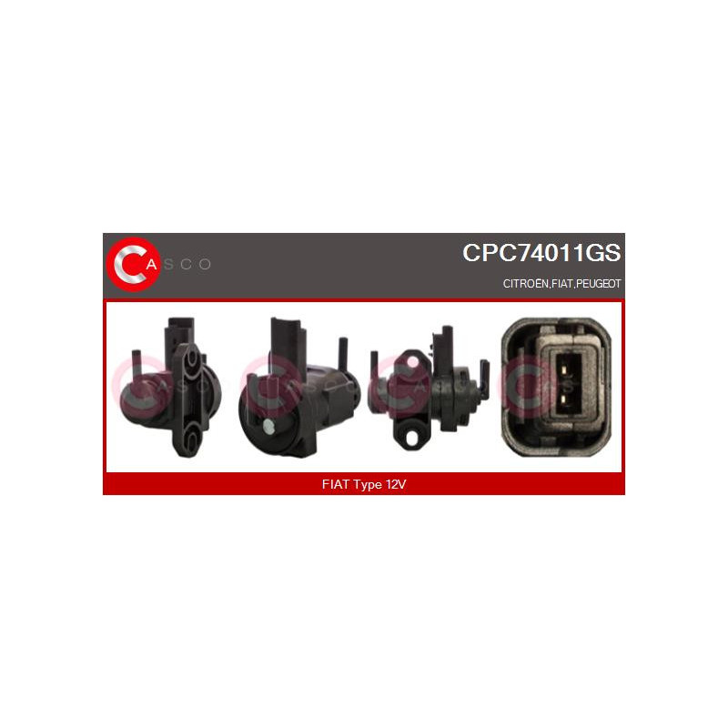 Transmetteur de pression (contrôle des gaz d'échappement) CASCO