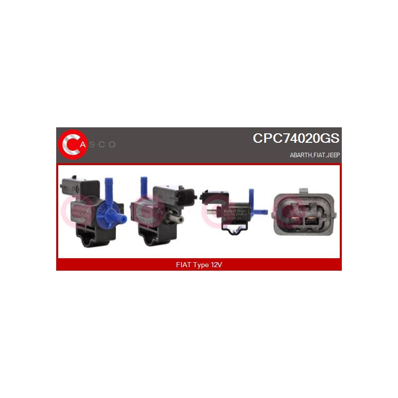 Transmetteur de pression (contrôle des gaz d'échappement) CASCO