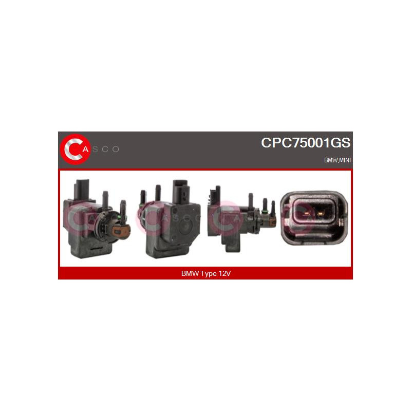 Transmetteur de pression (contrôle des gaz d'échappement) CASCO