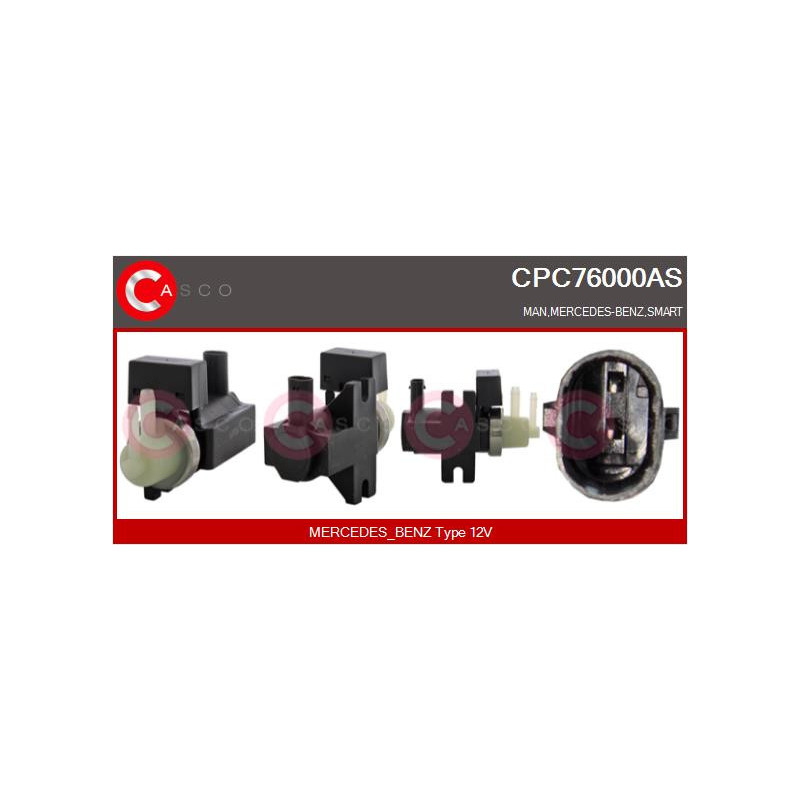 Transmetteur de pression (contrôle des gaz d'échappement) CASCO