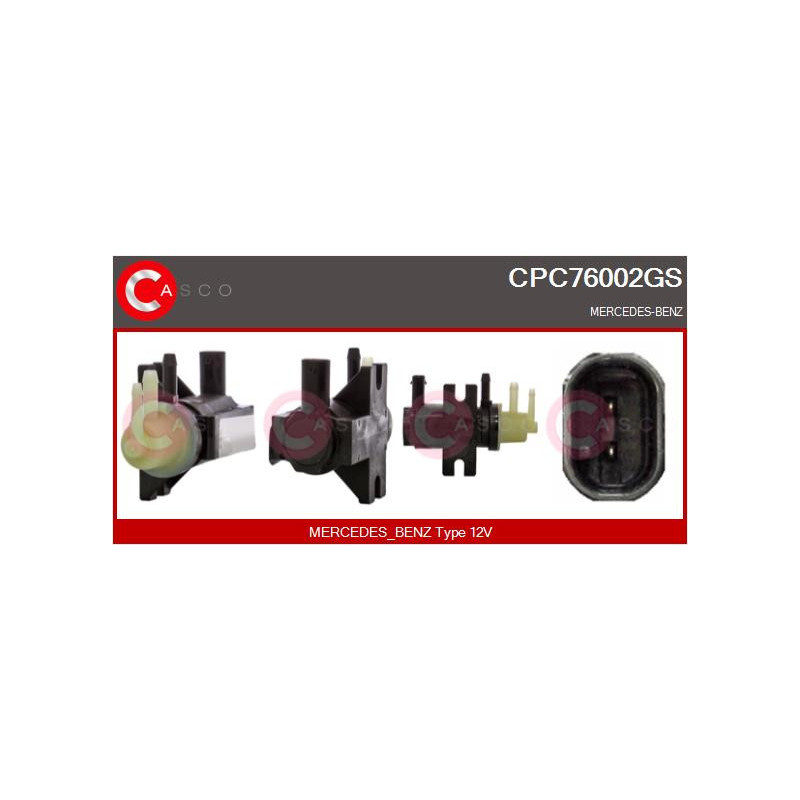 Transmetteur de pression (contrôle des gaz d'échappement) CASCO