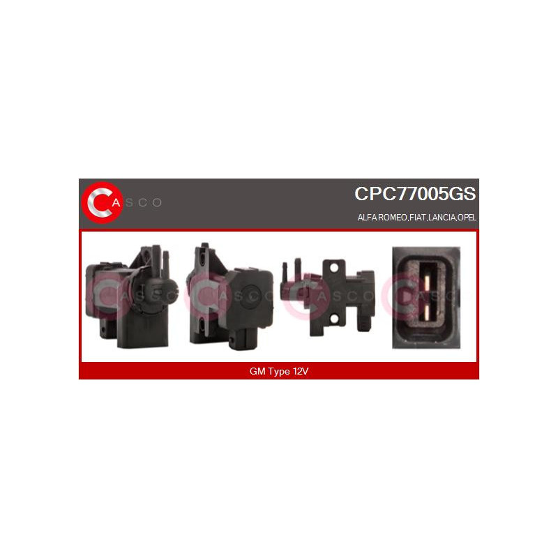 Transmetteur de pression (contrôle des gaz d'échappement) CASCO