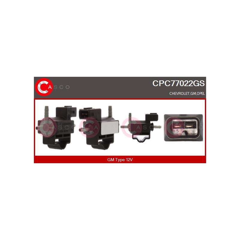 Transmetteur de pression (contrôle des gaz d'échappement) CASCO