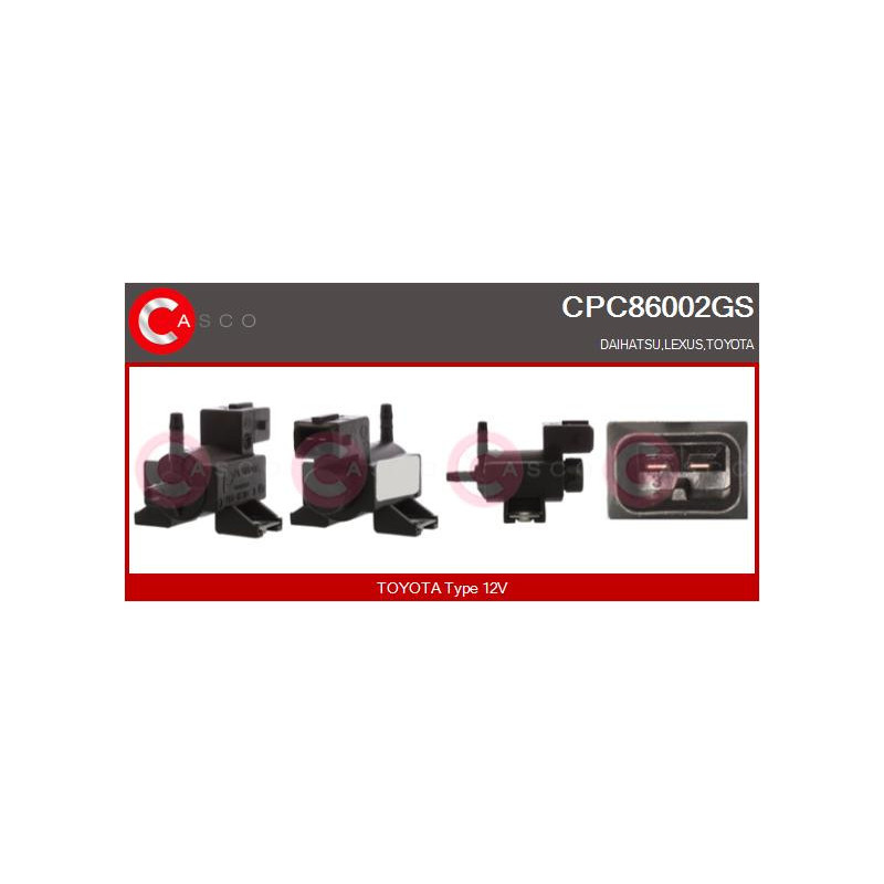 Transmetteur de pression (contrôle des gaz d'échappement) CASCO