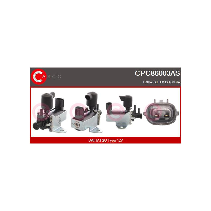 Transmetteur de pression (contrôle des gaz d'échappement) CASCO