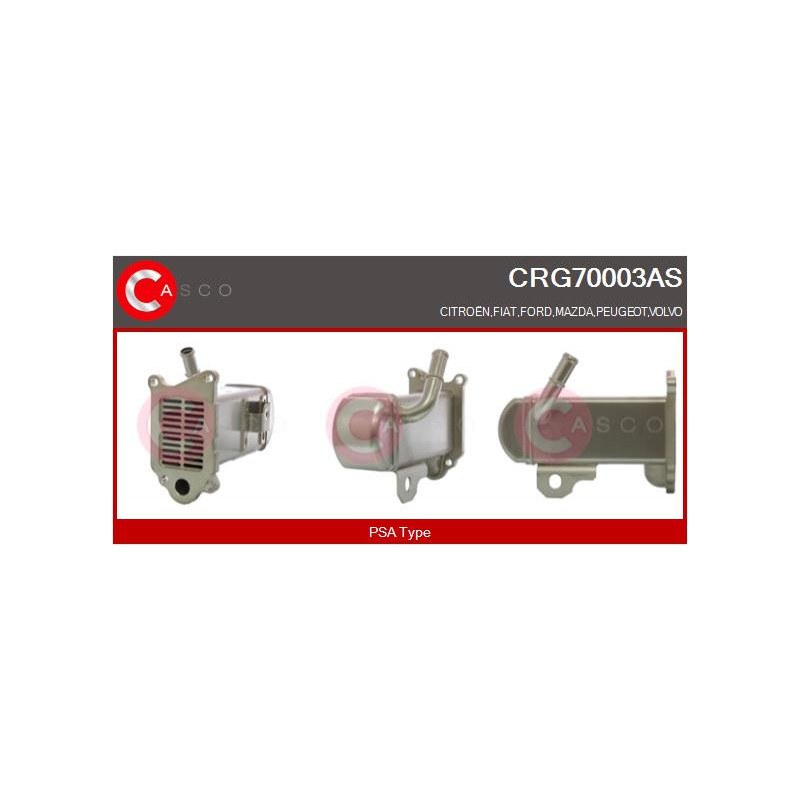 Radiateur (réaspiration des gaz d'échappement) CASCO