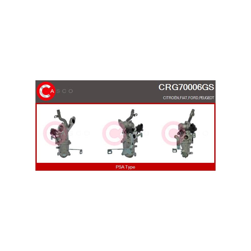 Radiateur (réaspiration des gaz d'échappement) CASCO