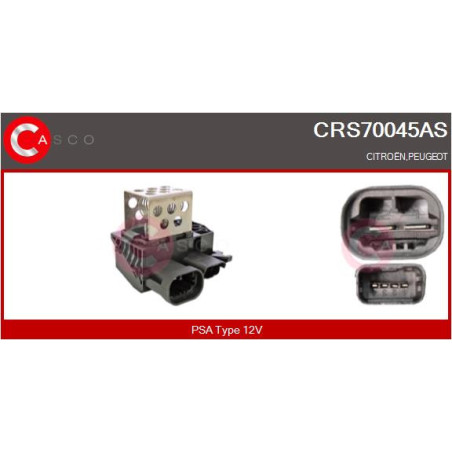 Résistance de série, moteur...