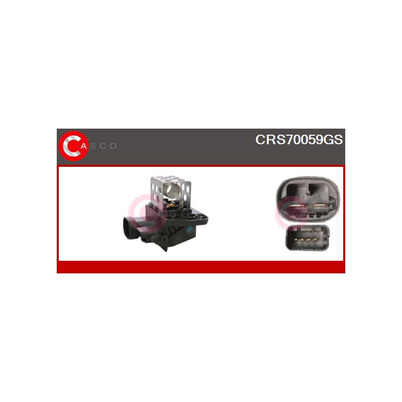 Résistance de série, moteur électrique-ventilateur du radiat CASCO