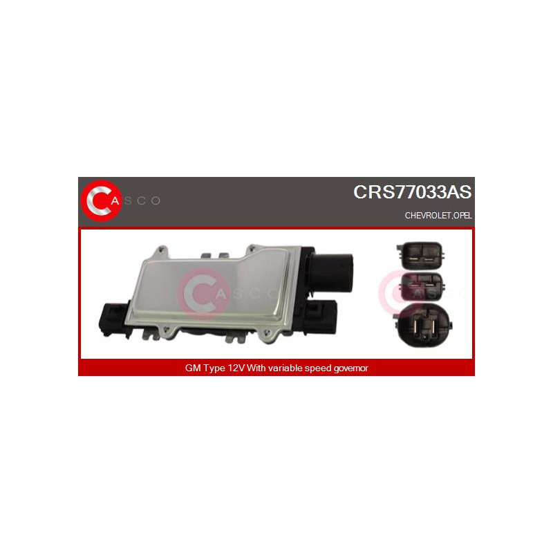 Résistance de série, moteur électrique-ventilateur du radiat CASCO