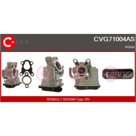 Vanne EGR / AGR CASCO