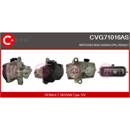 Vanne EGR / AGR CASCO