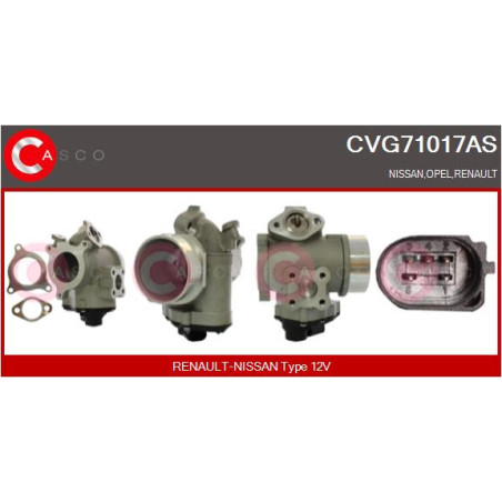 Vanne EGR / AGR CASCO