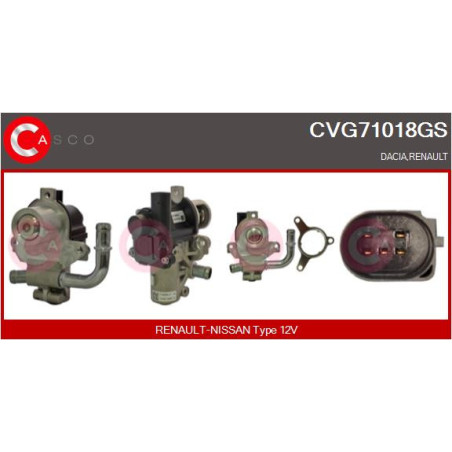 Vanne EGR / AGR CASCO