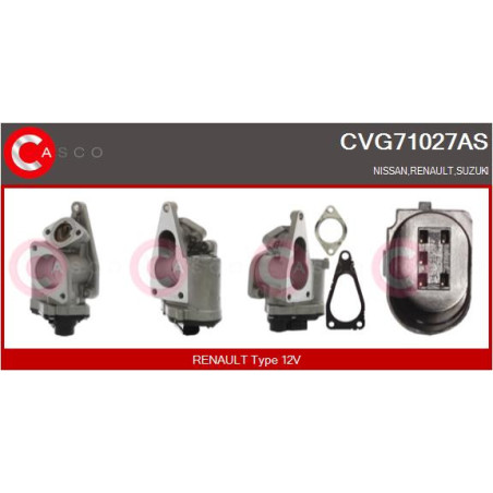 Vanne EGR / AGR CASCO