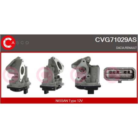 Vanne EGR / AGR CASCO