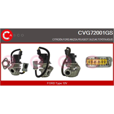 Vanne EGR / AGR CASCO