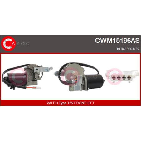 Moteur d'essuie-glace CASCO