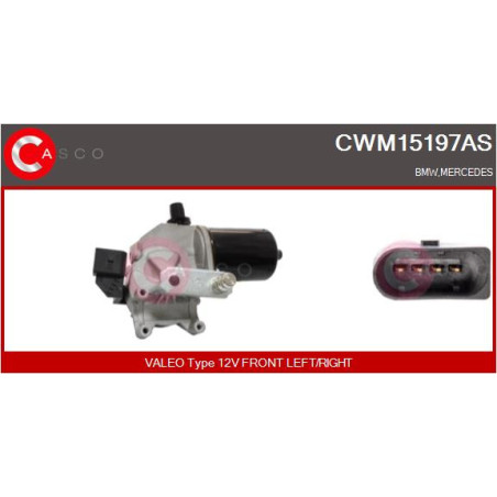 Moteur d'essuie-glace CASCO