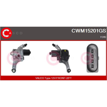 Moteur d'essuie-glace CASCO