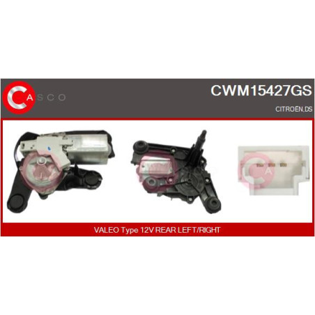 Moteur d'essuie-glace CASCO