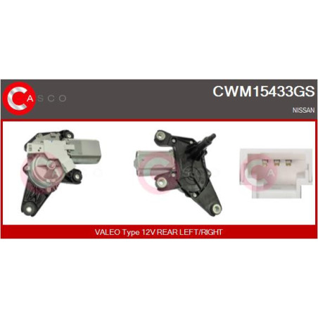 Moteur d'essuie-glace CASCO