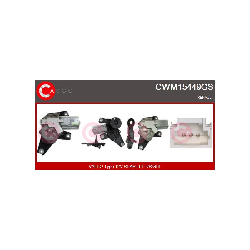 Moteur d'essuie-glace CASCO