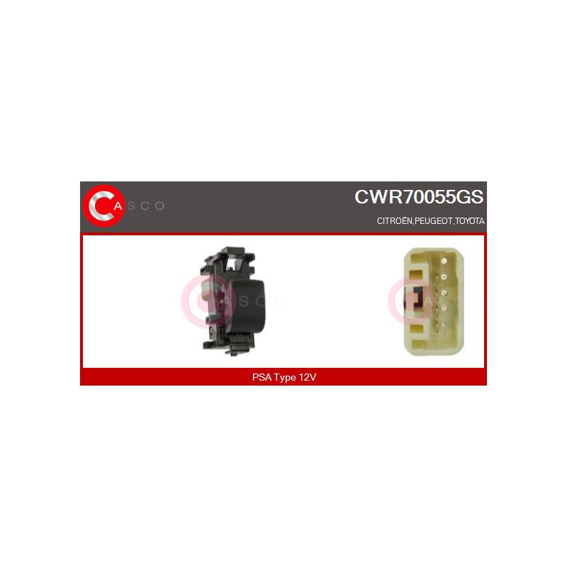 Interrupteur de vitres électriques CASCO