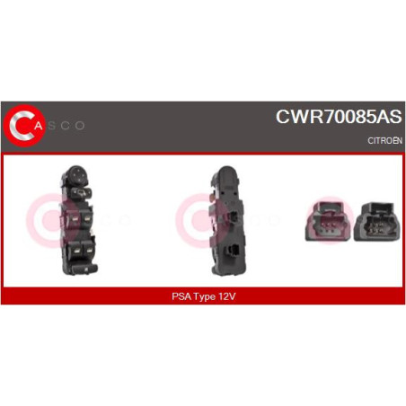 Interrupteur de vitres électriques CASCO