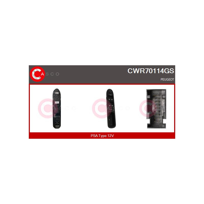 Interrupteur de vitres électriques CASCO