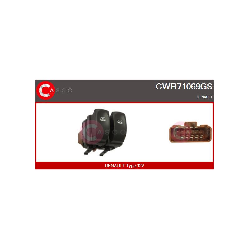 Interrupteur de vitres électriques CASCO