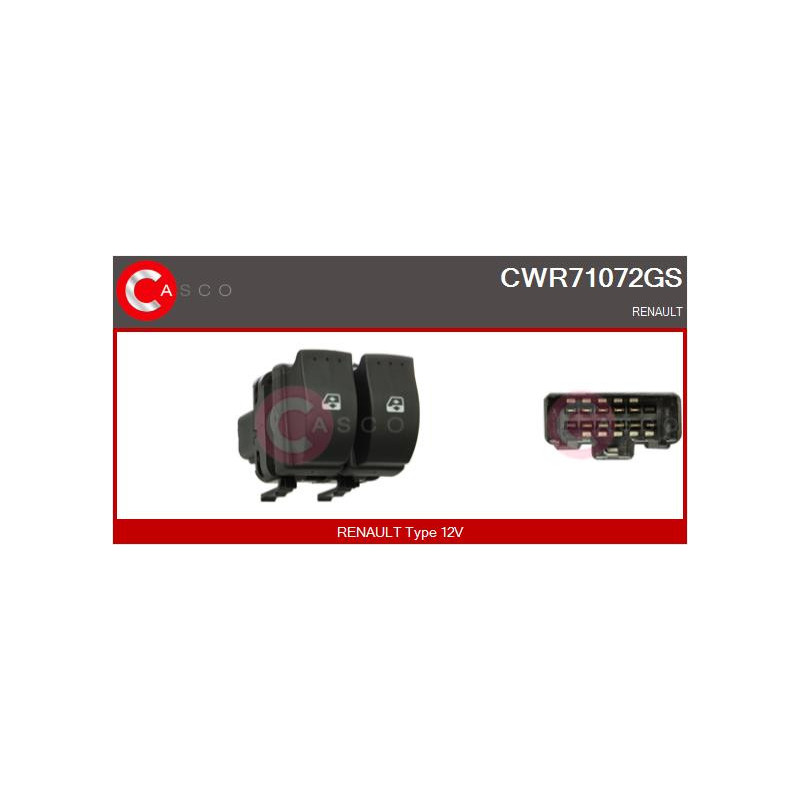 Interrupteur de vitres électriques CASCO