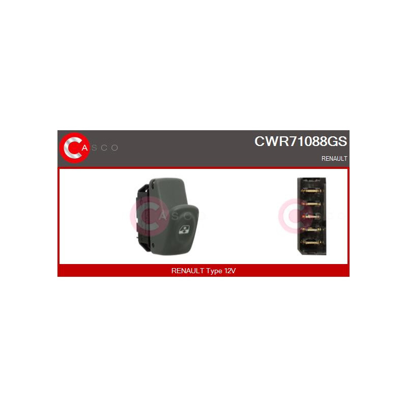 Interrupteur de vitres électriques CASCO