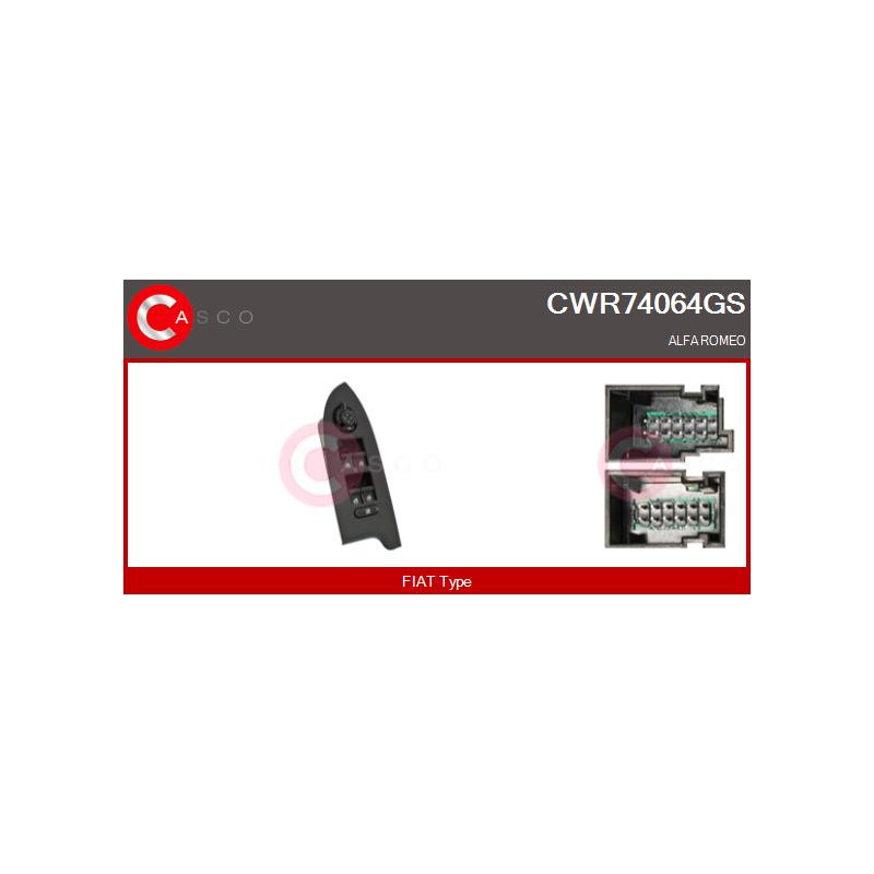 Interrupteur de vitres électriques CASCO