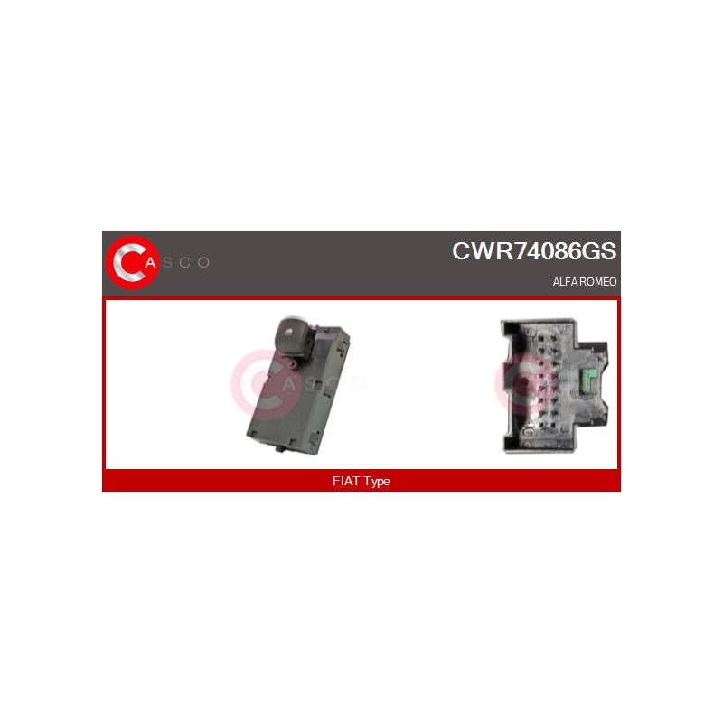 Interrupteur de vitres électriques CASCO