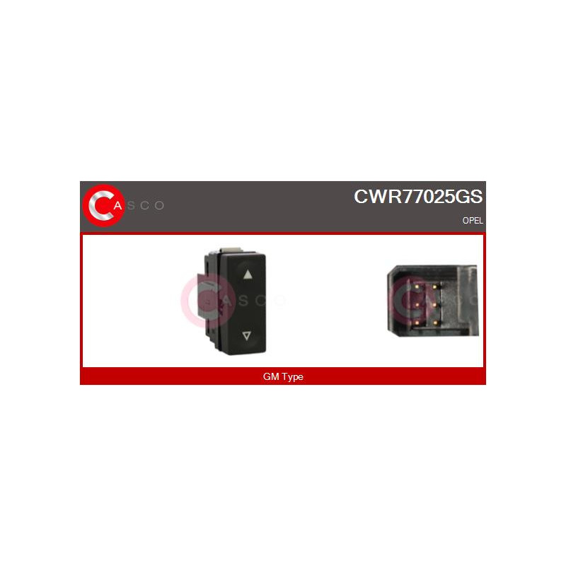 Interrupteur de vitres électriques CASCO