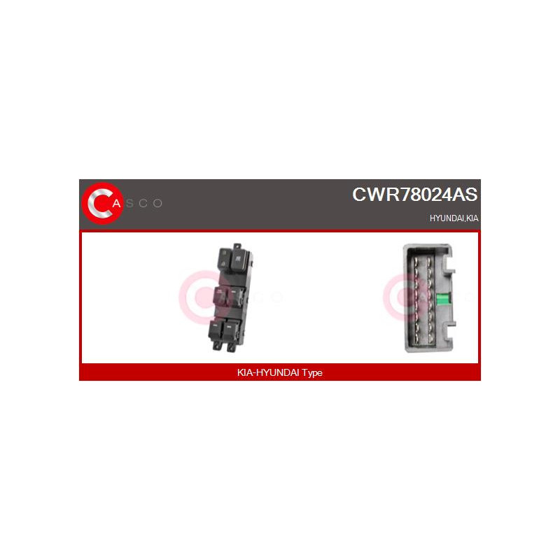 Interrupteur de vitres électriques CASCO